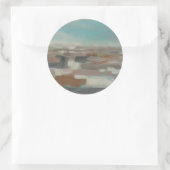 Sky Field II Ronde Sticker (Tas)