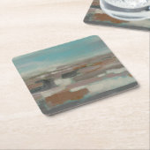 Sky Field II Vierkante Kartonnen Onderzetter (Schuin)