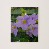 Sky Flower Vine Tropical Paars Floral Legpuzzel (Verticaal)
