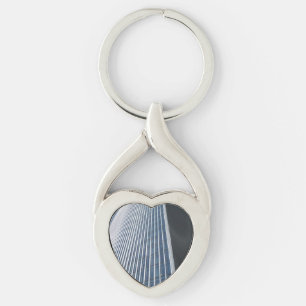 Sky Garden Front Uitzicht Heart Keychain