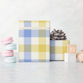Sky Gingham - Wrapping Paper Cadeaupapier