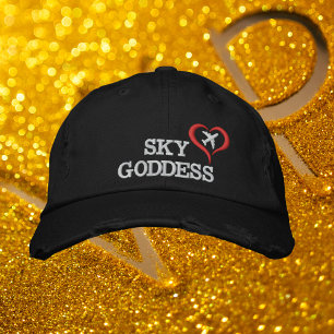 Sky Goddess Typografie, Wanderlust, Gepersonalisee Geborduurde Pet