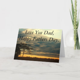 Sky happy Fathers Day Kaart