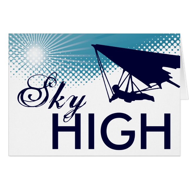 sky high hang gliding (Voorkant Horizontaal)