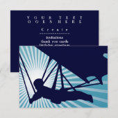 sky high hang gliding kaart (Voorkant / Achterkant)