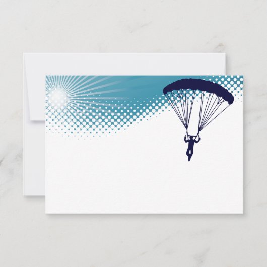 sky high skydiver kaart (Voorkant)