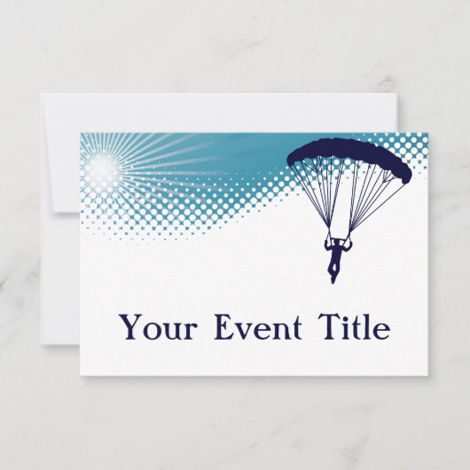 sky high skydiver kaart (Voorkant)