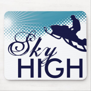 sky high sneeuwscooter muismat