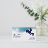 sky high snewmobile visitekaartje (Staand voorkant)