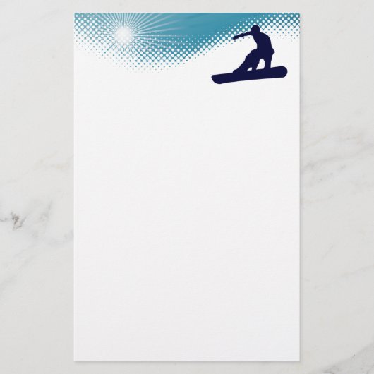 sky high snowboard briefpapier (Voorkant)