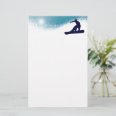 sky high snowboard briefpapier (Staand voorkant)