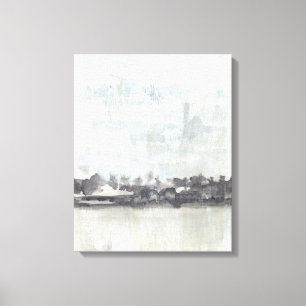 Sky Horizon - Neutrale kleuren Canvas Afdruk