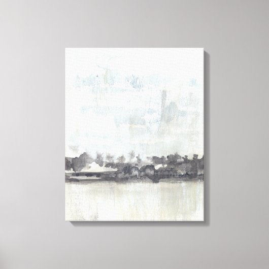 Sky Horizon - Neutrale kleuren Canvas Afdruk (Voorkant)