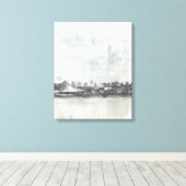 Sky Horizon - Neutrale kleuren Canvas Afdruk (Insitu (Houten vloer))
