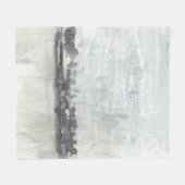 Sky Horizon - Neutrale kleuren Fleece Deken (Voorkant (Horizontaal))