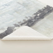 Sky Horizon - Neutrale kleuren Sherpa Deken (3/4)