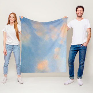 Sky Hue Sky, Fleece Deken, Medium 50 "x 60"