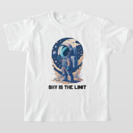 Sky is de grens met Astronaut T-shirt