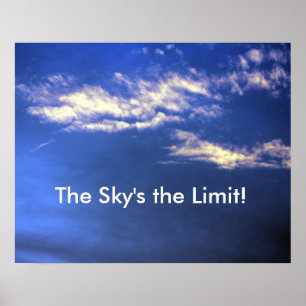 Sky is de grens poster