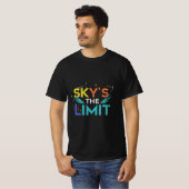 Sky is de limiet t-shirt (Voorkant volledig)