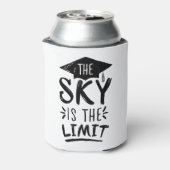 Sky is de Limit Clever Afstuderen Capture Cute Blikjeskoeler (Blikje Achterkant)