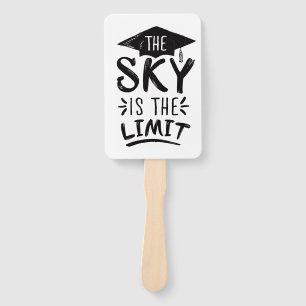 Sky is de Limit Clever Afstuderen Capture Cute Handwaaier