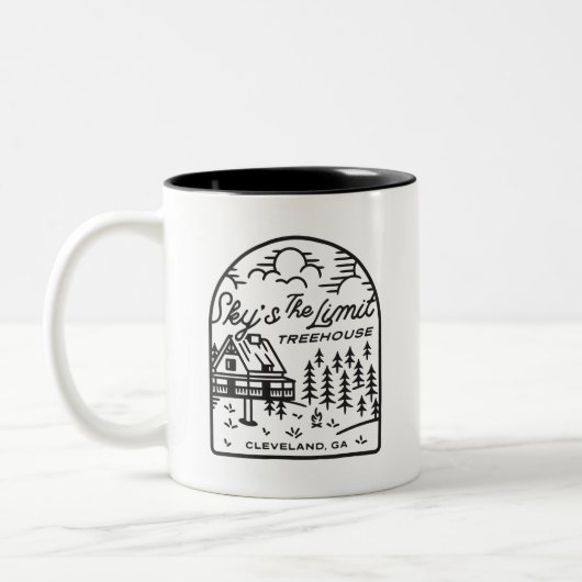 Sky is de Limit Treehouse Coffee Mok (Links)