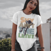 Sky is niet de limiet  afbeelding t-shirt