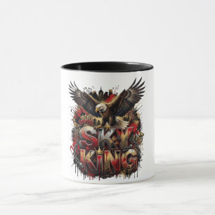 Sky King Eagle Koffiemok Krachtige Wilde Kunst M Mok