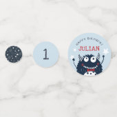 Sky | Kleine gepersonaliseerde Birthday-partij Confetti (Voorkanten)