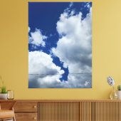 Sky line canvas afdruk (Insitu (Woonkamer))