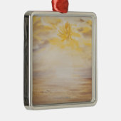 Sky Lotus Metalen Ornament (Rechts)