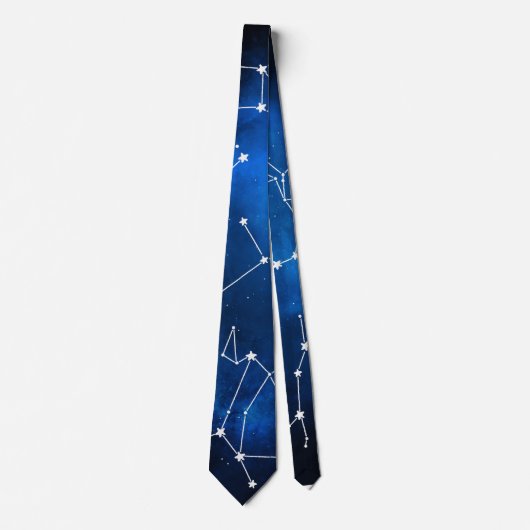 Sky Map Constellation Astronomy Lover Stropdas (Voorkant)