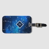 Sky Map Constellation Galaxy Astronomy Lover Bagagelabel (Voorkant (horizontaal))