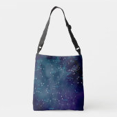 Sky Map Constellations Astronomie Crossbody Tas (Achterkant)
