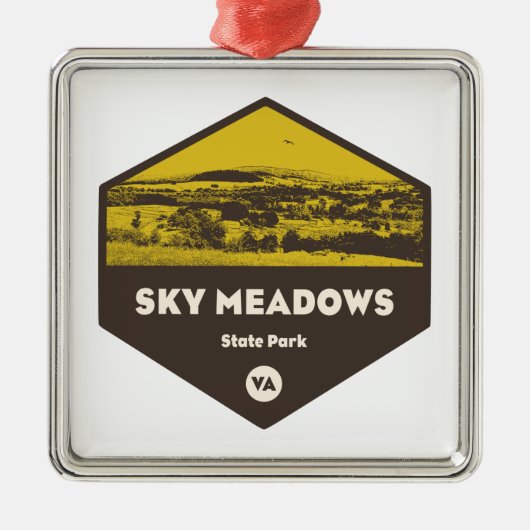 Sky Meadows State Park, Virginia Metalen Ornament (Voorkant)