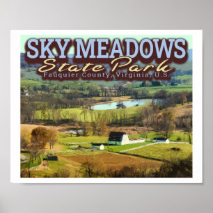 SKY MEADOWS - VIRGINIA POSTER