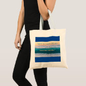 "Sky Meet the Zee" Canvas tas (Voorkant (product))