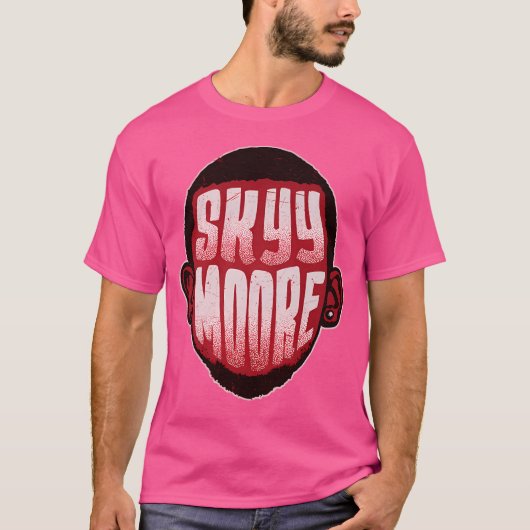 Sky Moore Speler Silhouette T-shirt (Voorkant)