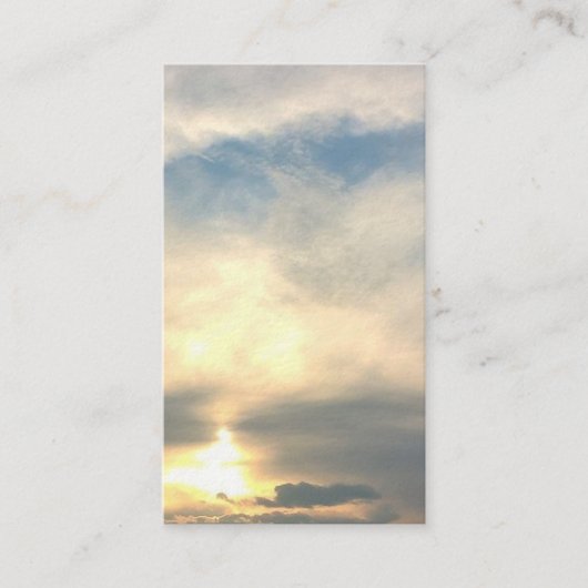 Sky Mystical Lightwerker Spirituele Visitekaartjes (Voorkant)