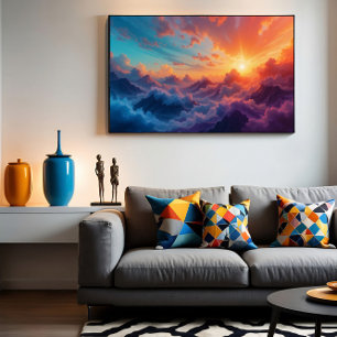 Sky Ocean Canvas Afdruk