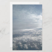 Sky, Plane Uitzicht, prachtige wolken Briefpapier (Voorkant / Achterkant)