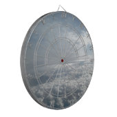 Sky, Plane Uitzicht, prachtige wolken Dartbord (Voorkant Links)