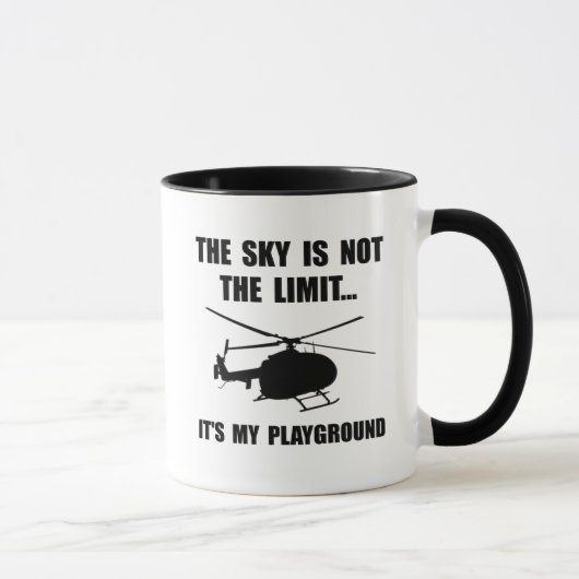 Sky Playground Helikopter Mok (Rechts)
