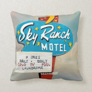 Sky Ranch Motel Sign Kussen