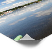 Sky Reflection in the Harbour of Belfast, Maine Poster (Hoek)