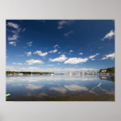 Sky Reflection in the Harbour of Belfast, Maine Poster (Voorkant)