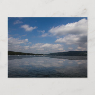 Sky Reflection op Keuka Lake, New York Briefkaart
