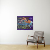 Sky Road Walker Native American Fantasy Art Wandkleed (In Situ (horizontaal))