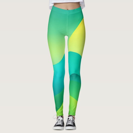 Sky Serenity: Omhels de Etherische schoonheid van Leggings (Voorkant)